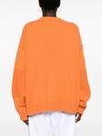 Джемпер с приспущенными плечами Dsquared2, оранжевый - фото 4