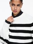 Тонкий вязаный свитер Pull&Bear Sweater, белый - фото 4