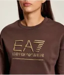 Толстовка regular fit Ea7, коричневый - фото 4