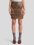 ETRO юбка мини, коричневый - фото 3