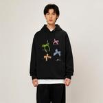 WARRIOR Худи Huichao Riding The Wind Collection Unisex Black - фото 5