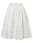 Юбка Influencer Broderie, белый - фото