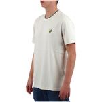 Футболка мужская Lyle & Scott с окантовкой горловины, бежевый - фото 2