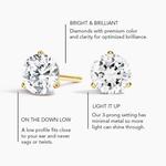 Серьги-Гвоздики Perfect Martini Diamond (1 карат) Brilliant Earth - фото 4