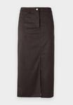 Юбка ONLY ONLNALA LIFE SLIT SKIRT , Dark Brown - фото 5