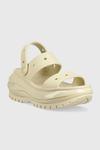 Классические шлепанцы Mega Crush Sandal Crocs, бежевый - фото 2