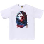 Футболка с принтом A BATHING APE, черный - фото 4