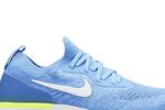 Кроссовки Nike Epic React Flyknit GS 'Blue Glow', синий - фото 2