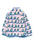 Флисовая куртка с узором Stella McCartney Kids, розовый - фото 2
