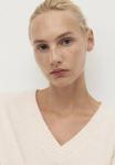 Джемпер Mango V-NECK SWEATER, Off-White - фото 3