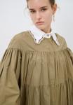 Платье-рубашка SMOCKED adL, темно-зеленый - фото 5