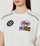 Футболка Рэндал Regular fit Pinko, белый - фото 4