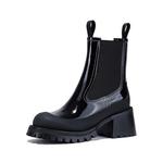 Ботинки Челси на каблуке 6 см женские BELLALILY, экрю - фото 7