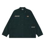 Рубашка By *A Bathing APE Cargo pocket Overshirt Aape, зеленый - фото