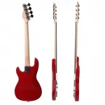 Unbranded Электрогитара бас с усилителем 20 Вт, красная - фото 3