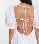 Платье миди из хлопка Miu Miu, Bianco - фото 6