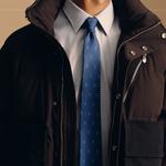 HERMES Мужской галстук Майон Д'Ивер, Blue - фото 3