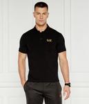 Поло EA7 Regular Fit, черный - фото 3