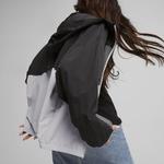 PUMA Оверсайз худи ветровка, Black-Mineral Gray - фото 6