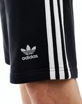 Черные шорты с 3 полосками adidas Originals Adicolor - фото 3