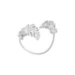 CHANEL Металлические серьги Water Diamond Silver Crystal Unisex Silver - фото 4