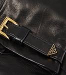 Кожаные перчатки Prada, Nero - фото 2