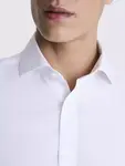 Рубашка Moss Tailored Fit Royal Oxford Double Cuff Non-Iron, белый - фото 2