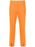 Patou укороченные шерстяные брюки, оранжевый - фото
