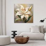 Картина арт-принт KUNSTLOFT Lily's Graceful Bloom 2, бежевый - фото 2