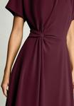 Платье Lipsy KNOT SIDE MIDI , Burgundy Red/Mottled Red - фото 4