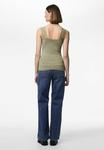 Топ Pieces Top, Deep Lichen Green/Green - фото 3