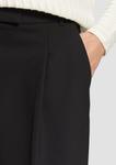Широкие брюки s.Oliver BLACK LABEL Wide leg Pleated Pants, черный - фото 4