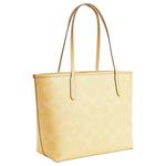 COACH Городская сумка-шоппер из прорезиненного хлопка - фото 3