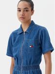 Комбинезон стандартного кроя DW0DW20371 Tommy Jeans, синий - фото 4