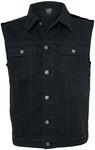 Жилет Urban Classics Denim Vest, черный - фото