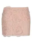 Декорированная юбка мини DES PHEMMES, розовый - фото