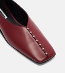 Балетки из кожи с декоративными элементами Jil Sander, Cedar Red - фото 5