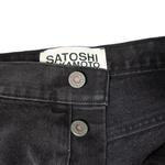 Брюки Satoshi Nakamoto Baggy Moto Pants, Washed Black - фото 3