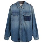 Джинсовая куртка-рубашка Maison Margiela, Vintage Medium Blue - фото