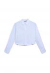 Блуза Calliope CROP, Bianco Ottico/Light Blue - фото 4