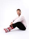 Носки Occulto Merino Wollsocken Lumi, Rose/Red - фото 4