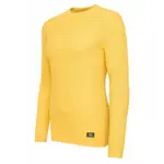 Вязаный свитер Rusty Neal, с современным узором спицами, желтый - фото 4