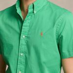 Футболка поло Ralph Lauren зеленая мужская - фото 6