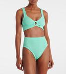 Бикини Nadine Hunza G, Metallic Mint - фото 2