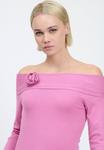 Топ INFLUENCER OFF-SHOULDER, Pink - фото 4