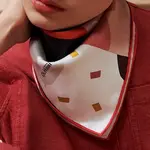 HERMES Шёлковый шарф унисекс белый, White - фото 6