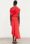 Платье Mango ASYMETRYCZNA MIDI, Red - фото 2