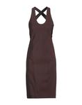 Платье миди Alaïa, темно-коричневый - фото