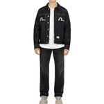 Джинсы мужские черные Evisu, черный - фото 3