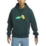 Свитшот мужской тёмный Nike, темно-зеленый - фото 5